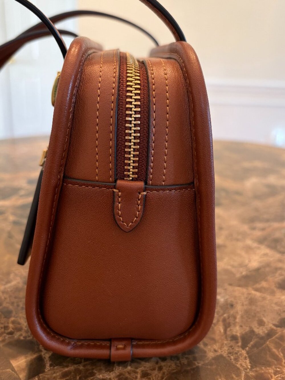 The Originals Glovedtanned Leather Coach Swing Zip in 1941 Saddle - Picture 6 of 16